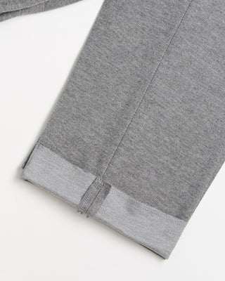 Echizenya Light Weight Power Stretch Flannel Trousers Heather Grey 1649