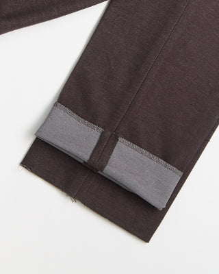 Echizenya Light Weight Power Stretch Flannel Trousers Brown 1673