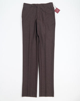 Echizenya Light Weight Power Stretch Flannel Trousers Brown 1677
