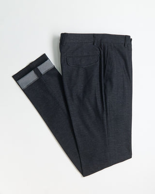 Echizenya Light Weight Power Stretch Flannel Trousers Black 1660