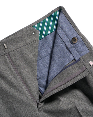 Echizenya Stretch Oxford Washable Dressy Casual Pants Grey 6 3594