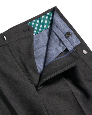 Echizenya Stretch Oxford Washable Dressy Casual Pants Charcoal 5 3587