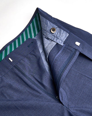 Echizenya Multi Stretch Easy Care Tech Trousers Blue 898