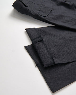 Echizenya Light Weight Seersucker Tech Trousers Midnight 877