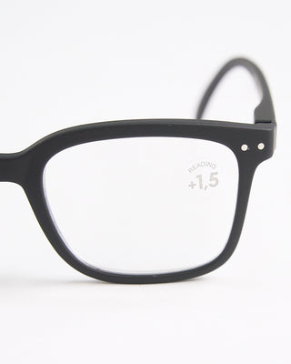 Izipizi Black Rectangle Reading Glasses Black  1