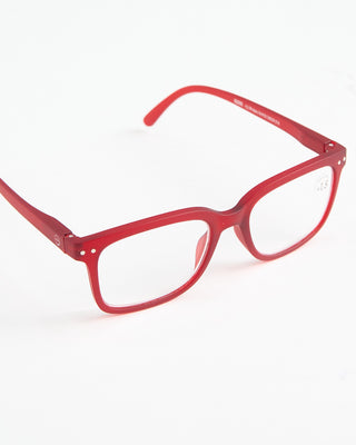 Izipizi Red Rectangle Reading Glasses Red  2