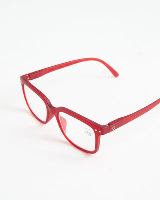 Izipizi Red Rectangle Reading Glasses Red  3
