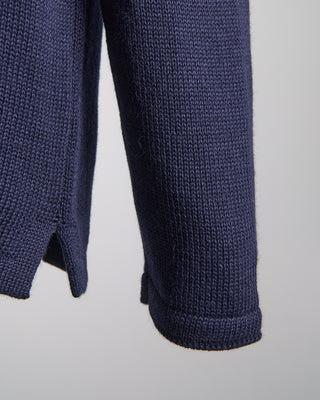 Inis Meain x Blazer Baby Alpaca  Silk Navy Isles Shirt Jacket   Limited Release Navy Isles 0 10