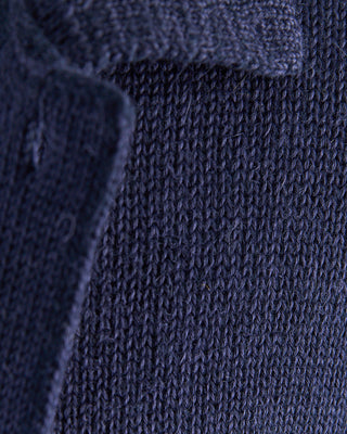 Inis Meain x Blazer Baby Alpaca  Silk Navy Isles Shirt Jacket   Limited Release Navy Isles 0 12