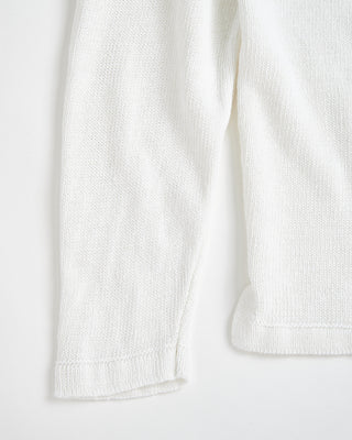 Inis Meain Linen Shirt Jacket Sweater White  2