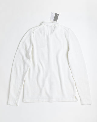 Inis Meain Linen Shirt Jacket Sweater White  5