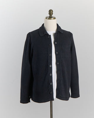 Inis Meain Signature 100% Washed Linen Black Shirt Jacket Black 0