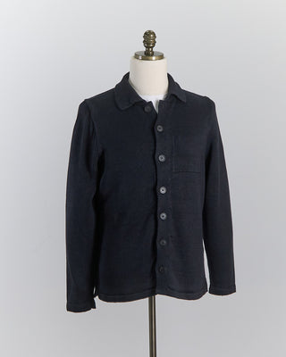 Inis Meain Signature 100% Washed Linen Black Shirt Jacket Black 0 5