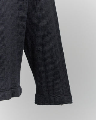 Inis Meain Signature 100% Washed Linen Black Shirt Jacket Black 0 8