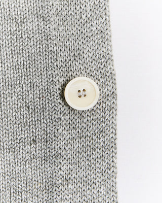Inis Meain Signature 100% Washed Linen Light Grey Mix Shirt Jacket Grey 0 3