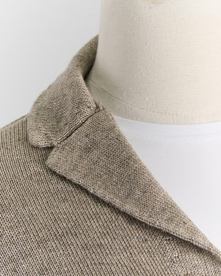 NA06M Inis Meain Classic Washed Linen Pub Jacket Beige 0