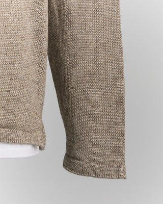 NA06M Inis Meain Classic Washed Linen Pub Jacket Beige 0 5