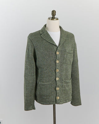 SA66M Inis Meain Classic Washed Linen Pub Jacket Sage 0 5