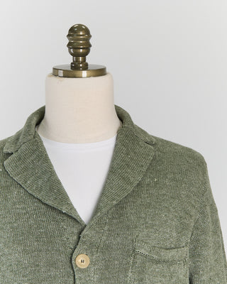 SA66M Inis Meain Classic Washed Linen Pub Jacket Sage 0 6
