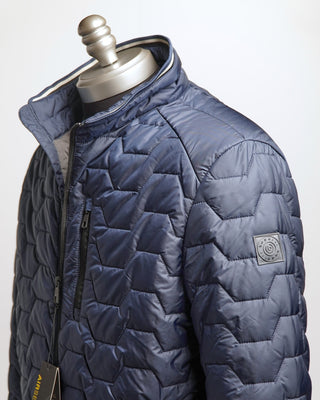 Bugatti Mid Weight Quilted Puffer Jacket Navy  1