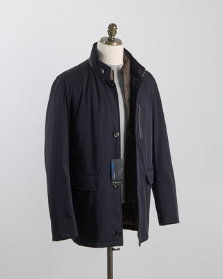 Bugatti Rainseries Waterproof Hybrid Fall  Winter Jacket Navy 2535