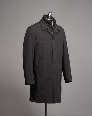 Bugatti Performance Travel Insulated Hybrid Raincoat Anthracite 4 5161