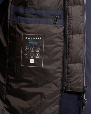 Bugatti Rainseriies Wool Hybrid Car Coat Navy 13 5101