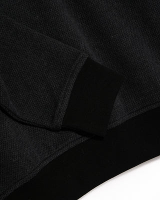 Bugatti Jacquard Jersey Sporty Quarter Zip Sweater Charcoal 10 4795