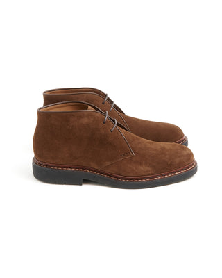 Heschung Cognac Hydrovelours Suede Genet Chukkas Cognac  3