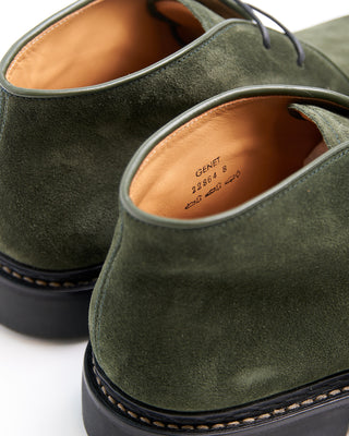 Heschung Forest Green Hydrovelours Suede Genet Chukkas Green  6