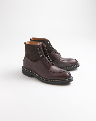 Heschung Gingko Suportlo Hydrovelours Water Resistant Dress Boots Brown 2148