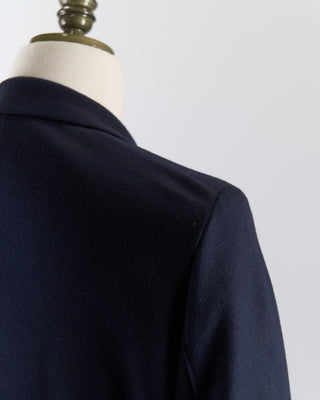 Harris Wharf London Superfine Merino Stretch Knit Sweater Blazer Navy 2672 6