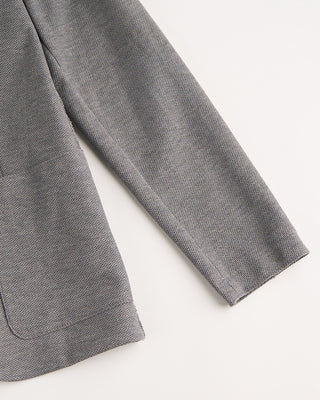 Harris Wharf London Loro Piana Fabric Honeycomb Blazer Grey 4 1169