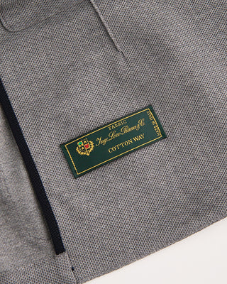 Harris Wharf London Loro Piana Fabric Honeycomb Blazer Grey 5 1168