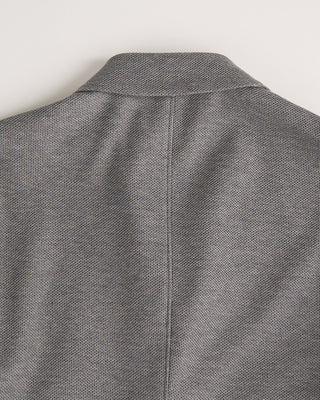 Harris Wharf London Loro Piana Fabric Honeycomb Blazer Grey 8 1166