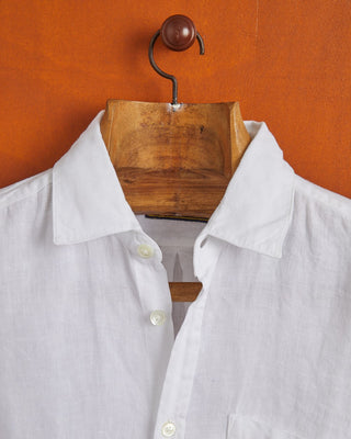 Portuguese Flannel 100% Linen Shirt White SS24 2