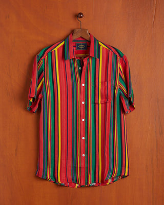 Portuguese Flannel Strong Stripes Short Sleeve Shirt Multi SS24 