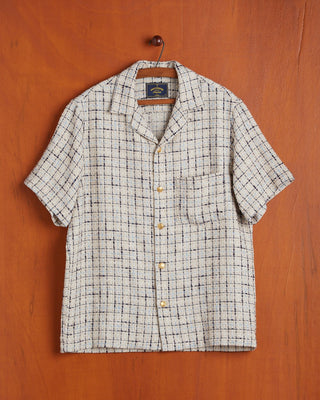 Portuguese Flannel Timber Camp Collar Shirt Cream SS24 