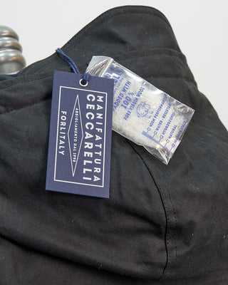 Ceccarelli 7031 Wx Iconic Fisherman Waxed Parka Black  10