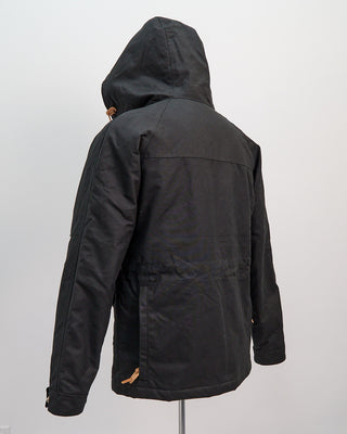 Ceccarelli 7031 Wx Iconic Fisherman Waxed Parka Black  12