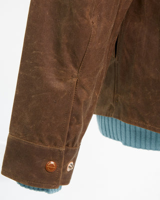 Manifattura Ceccarelli 7073 Wx Heavy Waxed Shirt Jacket Tan  Brown  7