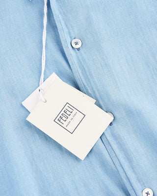 Fedeli Sean Denim Shirt Light Blue 10 1710
