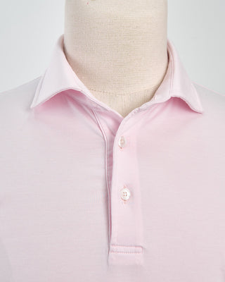 Fedeli Zero Tech Jersey Polo Pink 1585