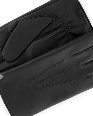 Roeckl Coburg Touchscreen Lined Black Leather Gloves Black FW23 2