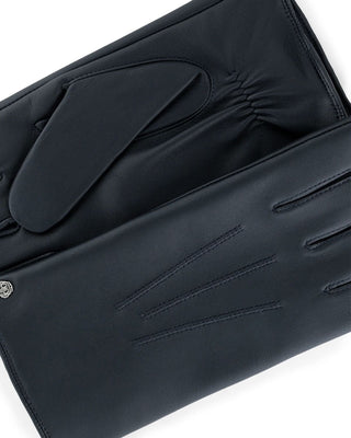 Roeckl Coburg Touchscreen Lined Navy Leather Gloves Navy FW23 1