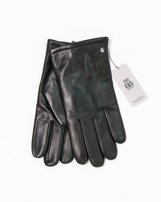 Roeckl Montauk Cashmere Lined Black Leather Gloves Black