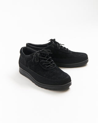 Tarvas Suede Explorer Shoes With Mudguard Black 365