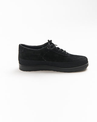 Tarvas Suede Explorer Shoes With Mudguard Black 367