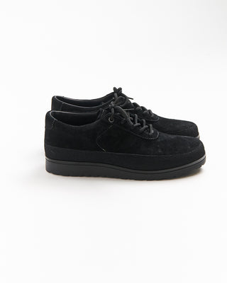 Tarvas Suede Explorer Shoes With Mudguard Black 368
