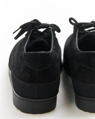 Tarvas Suede Explorer Shoes With Mudguard Black 369